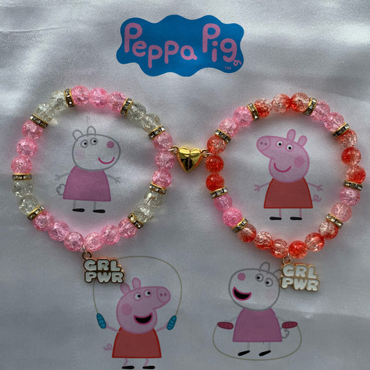 Peppa Pig + Susy Sheep (WITH HEARTS)