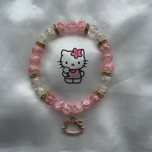 Gold Hello Kitty Light Pink